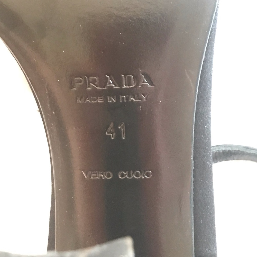 Prada black sandals size 11 - Picture 11 of 12